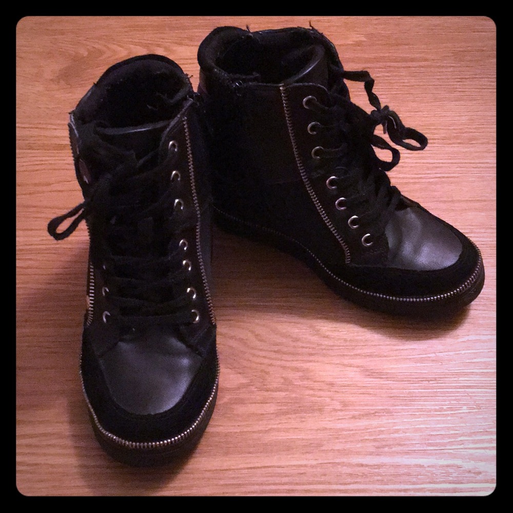 Aldo Combat Style Sneaker Heels